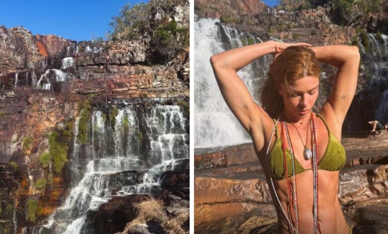 Grazi Massafera escolhe Chapada dos Veadeiros para dias de descanso em Goiás