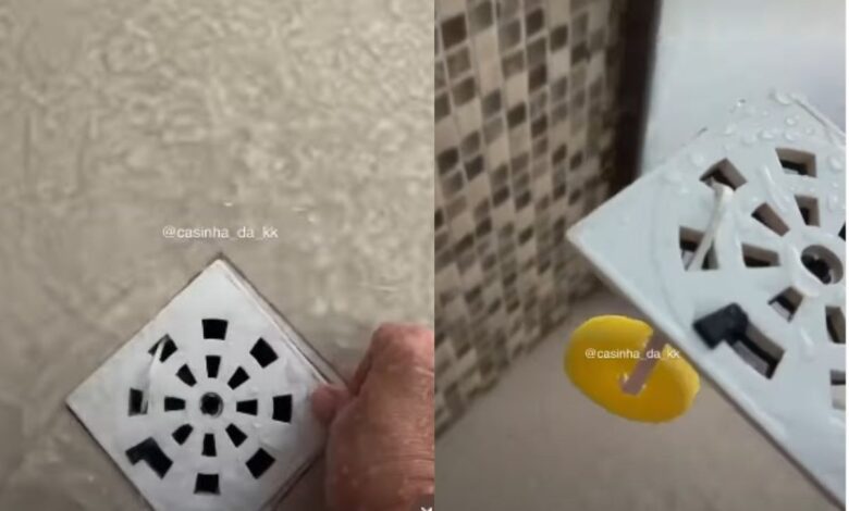 Dica viral: como a pastilha sanitária no ralo do box pode perfumar seu banheiro