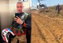 Acidente de moto perto de Abadiânia entuba Comandante do Giro, levado de helicóptero ao Hugol, Goiânia