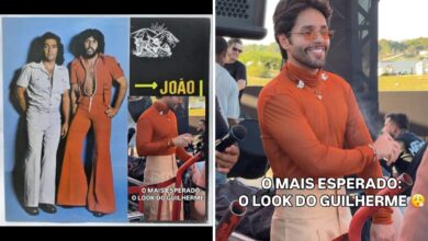 Guilherme defende figurino de DVD no Rio Araguaia e cita ícones dos anos 70 para rebater críticas