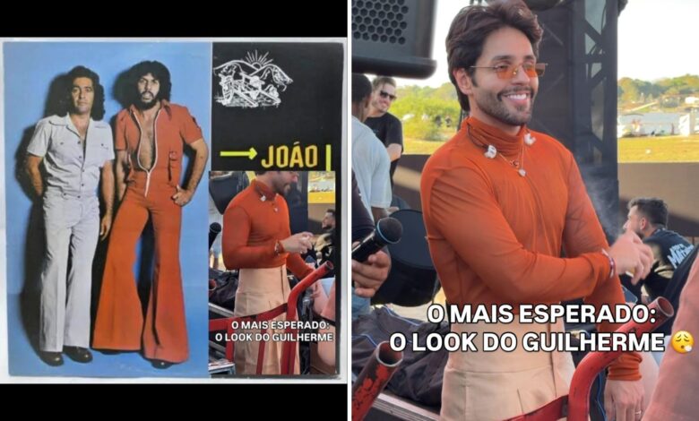 Guilherme defende figurino de DVD no Rio Araguaia e cita ícones dos anos 70 para rebater críticas