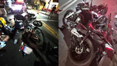 Acidente de moto em Anápolis: jovens ficam gravemente feridos em colisão frontal