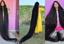 Cabelo longo: indiana mantém fios de 2,71 metros sem corte por nove anos