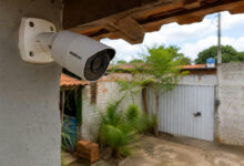 Como posicionar câmeras de segurança para eliminar pontos cegos no quintal