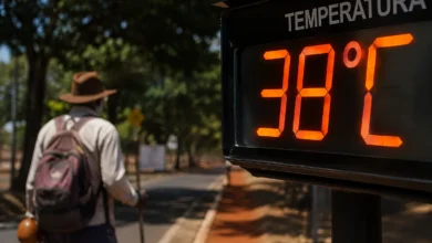 Goiás enfrenta alerta de calor extremo com termômetros podendo atingir 40°C