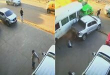 Pedestre escapa de atropelamento após caminhão desgovernado invadir loja em Itaberaí
