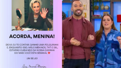 Ana Maria Braga entra em recesso e Tati Machado e Gil do Vigor assumem o Mais Você
