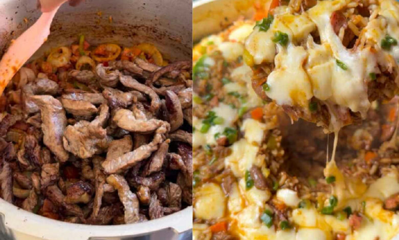 Arroz caldoso com carne e queijo: a receita prática para surpreender convidados