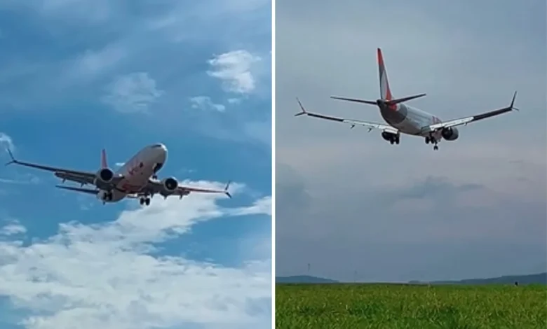Avião da Gol arremete duas vezes durante pouso em aeroporto de Caldas Novas