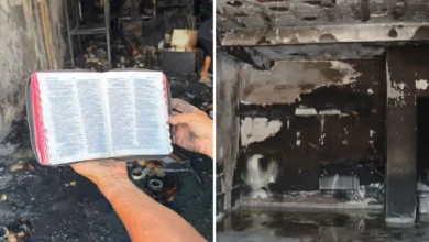 Bíblia é encontrada intacta em meio a destroços de loja após incêndio em Goiânia