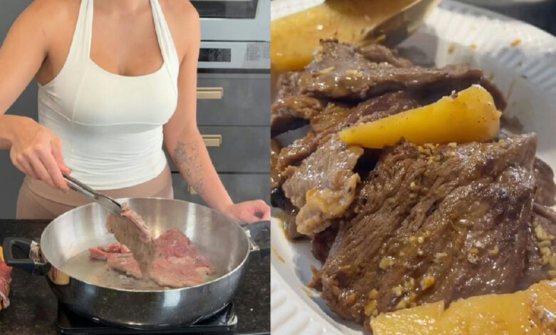 Bife com batatas na frigideira surge como alternativa prática ao tradicional bife acebolado