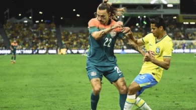 Brasil tem gol anulado e enfrenta dificuldades contra a Austrália