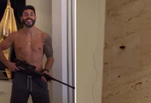 Cantor Rodolffo usa arma de fogo para matar barata em casa e vídeo repercute