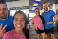 Cantor Zé Neto surpreende alunos ao aparecer em academia no interior de Goiás