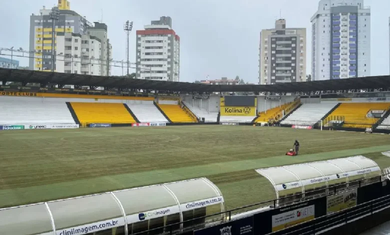 CBF adia partida entre Criciúma e Operário-pr por causa de chuvas intensas em Santa Catarina