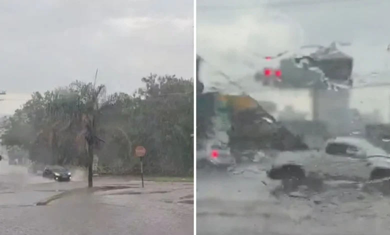 Chuvas intensas pegam moradores de Goiás de surpresa e causam transtornos em cidades