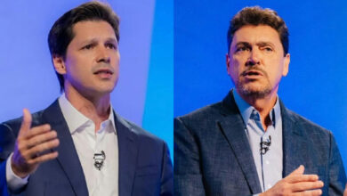 Clima esquenta entre Daniel Vilela e Wilder Morais em debate sobre saúde e STF