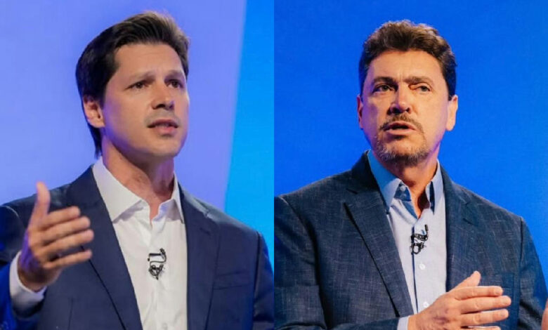 Clima esquenta entre Daniel Vilela e Wilder Morais em debate sobre saúde e STF