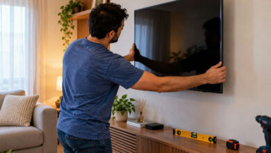 Conforto visual: descubra a altura e distância ideais para instalar sua TV na parede