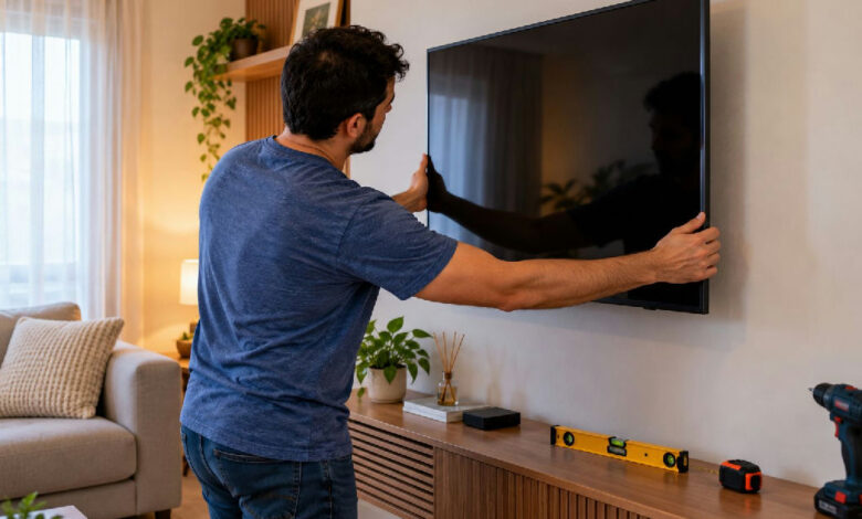 Conforto visual: descubra a altura e distância ideais para instalar sua TV na parede