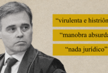 Críticas de Mendonça a Moraes elevam tensão no STF com termos como manobra absurda