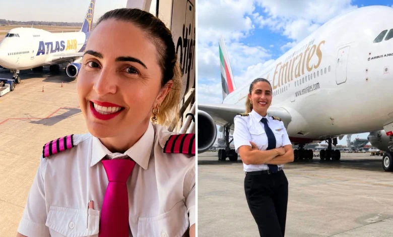 Da roça à cabine: Tati Piloto, a comandante goiana que inspira com sua história de superação