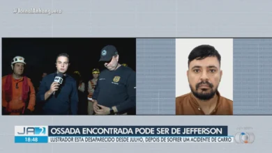 Descoberta de ossada pode ser de Jefferson, desaparecido desde julho