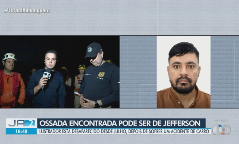 Descoberta de ossada pode ser de Jefferson, desaparecido desde julho