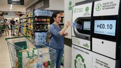 Espanha adota sistema de depósito reembolsável para impulsionar reciclagem de embalagens