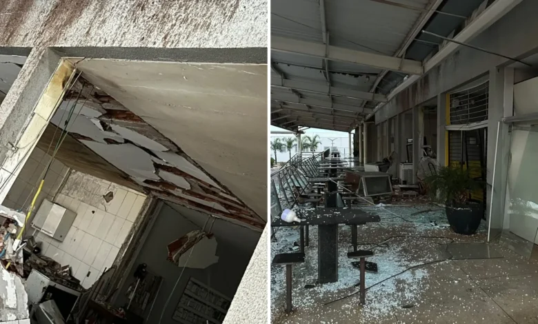 Explosão em rodoviária de São Simão deixa três feridos e causa destruição