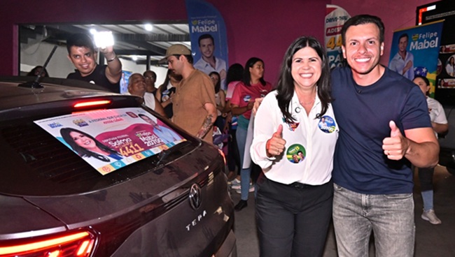Felipe Mabel abre comitê em Senador Canedo e consolida aliança com Salma da Pestalozzi