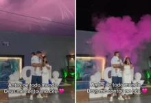 Fenômeno natural marca chá revelação em Goiânia e viraliza nas redes sociais