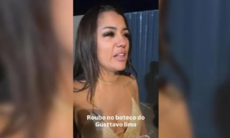 Furto em show de Gusttavo Lima em Goiânia deixa criadora de conteúdo desesperada