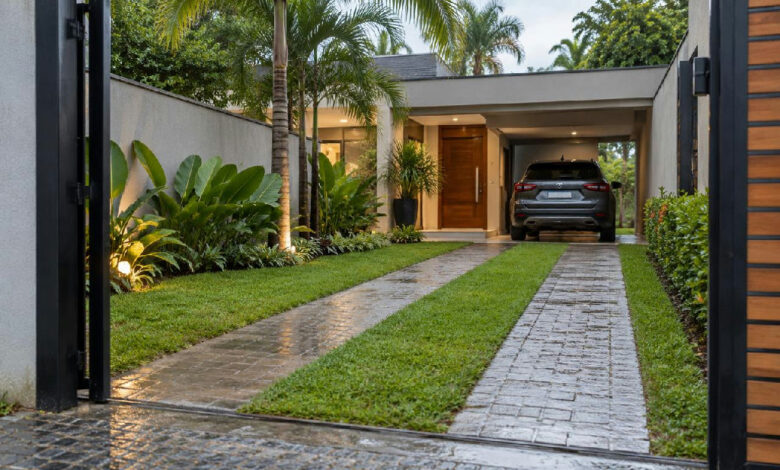 Garagem permeável: a tendência dos anos 50 que redefine a construção civil brasileira