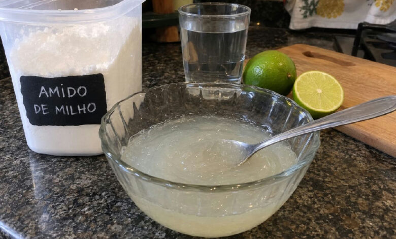 Gel de amido de milho para o cabelo: o que a ciência diz sobre a receita caseira