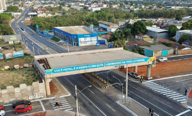 Goiânia libera vias laterais da Leste-oeste para desafogar trânsito na região