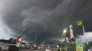 Goiás em alerta para tempestades com ventos de até 60 km/h