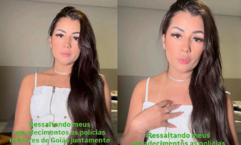 Influenciadora recupera celular após roubo em show de Gusttavo Lima em Goiânia