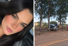 Jovem morre em acidente na Go-426 e criança é socorrida após carro colidir contra árvore