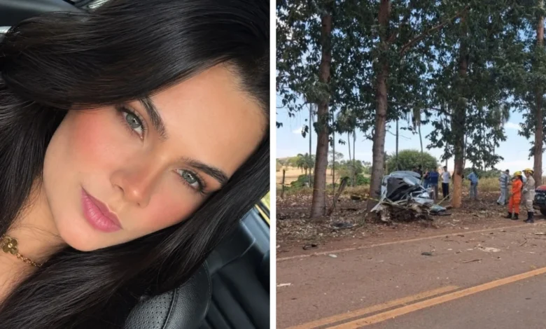 Jovem morre em acidente na Go-426 e criança é socorrida após carro colidir contra árvore