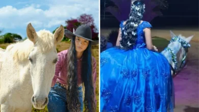 Ketlyn Cristine celebra 15 anos com entrada triunfal a cavalo em homenagem ao avô em Goiás