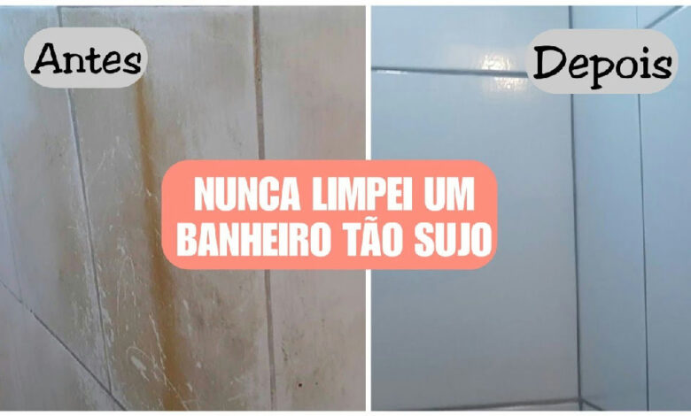 Limpeza de banheiro: como remover manchas de calcário sem esforço excessivo