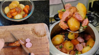 Linguiça com legumes na pressão: a evolução do acompanhamento para o dia a dia