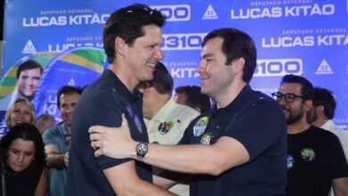 Lucas Kitão recebe apoio de Daniel Vilela e Gracinha em evento com 2 mil pessoas em Goiânia