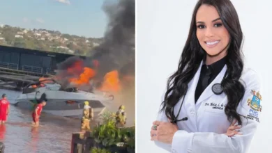 Médica goiana vítima de explosão em lancha passa por quarta cirurgia
