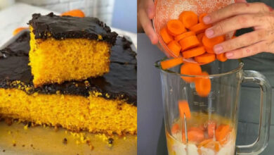 O segredo da confeiteira para um bolo de cenoura leve e macio