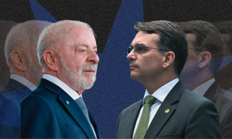 Pesquisa Atlas aponta empate técnico entre Flávio Bolsonaro e Lula em eventual segundo turno