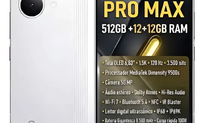 POCO X8 Pro Max surge no mercado com especificações de alto desempenho para 2026