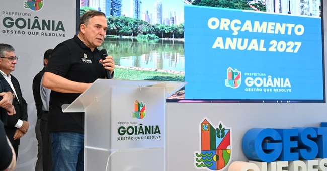Prefeitura de Goiânia projeta orçamento de R$ 11,7 bilhões para 2027 com foco em investimentos