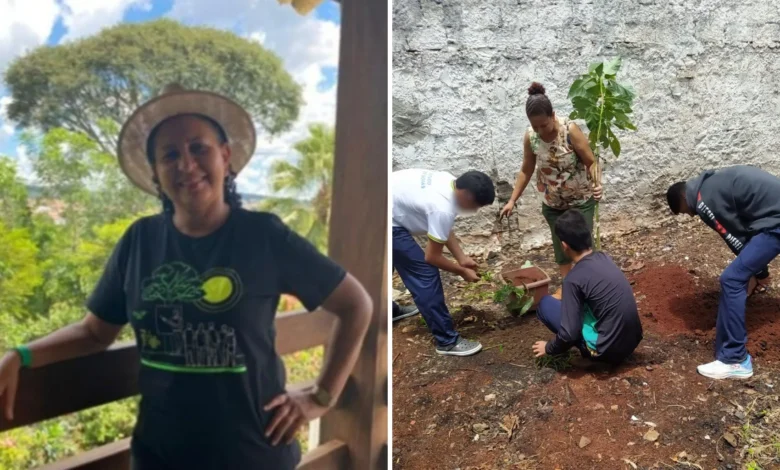 Projeto de minifloresta em escola de Goiânia é finalista de prêmio nacional